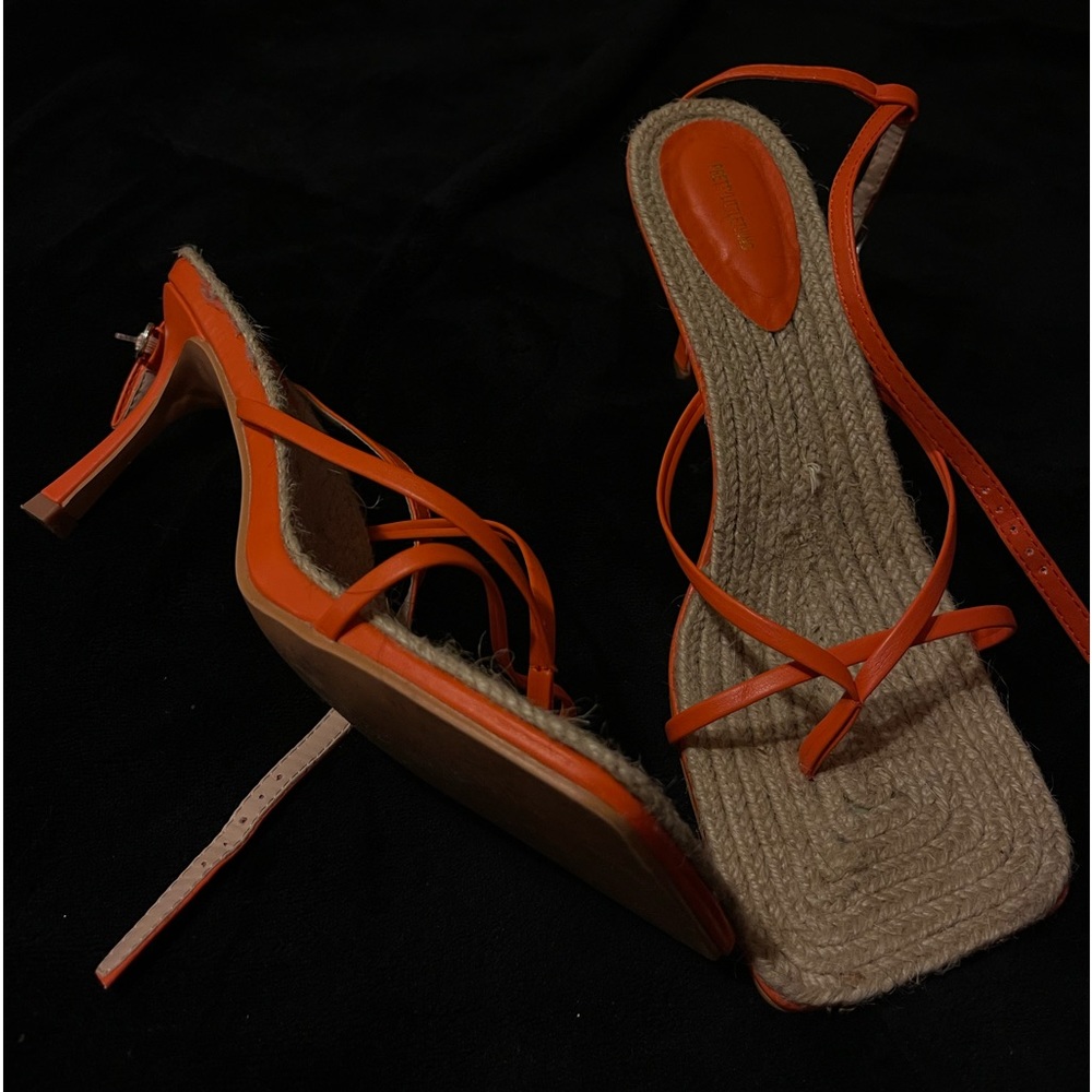 Orange heels